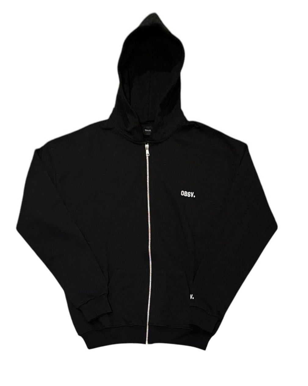 BLACK ZIP-HOODIE